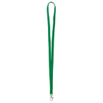 Lanyard hecho a medida de poliéster con mosquetón a escoger color verde botella septima vista