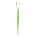 Lanyard hecho a medida de poliéster con mosquetón a escoger color verde manzana septima vista