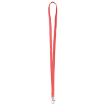 Lanyard hecho a medida de poliéster con mosquetón a escoger color rojo oscuro septima vista