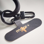 Muñequera para cargar el móvil hecha a medida con cargador tipo C color negro