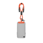 Muñequera para cargar el móvil hecha a medida con cargador tipo C color naranja