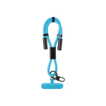 Muñequera para cargar el móvil hecha a medida con cargador tipo C color azul cian septima vista
