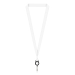 Lanyard de poliéster hecho a medida para sublimar con portacredencial color negro septima vista
