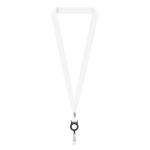 Lanyard de poliéster hecho a medida para sublimar con portacredencial color azul marino septima vista