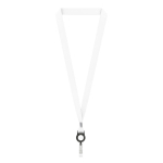 Lanyard de poliéster hecho a medida para sublimar con portacredencial color azul ultramarino septima vista