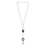Lanyard para sublimar hecho a medida portacredenciales desmontable color negro septima vista