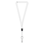 Lanyard para sublimar hecho a medida portacredenciales desmontable color gris septima vista