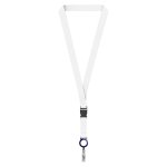 Lanyard para sublimar hecho a medida portacredenciales desmontable color azul marino septima vista