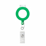 Portacredenciales retráctil redondo hecho a medida personalizable ⌀2 color verde botella septima vista