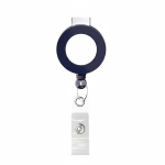Portacredenciales retráctil redondo hecho a medida personalizable ⌀2 color azul ultramarino septima vista