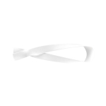 Pulsera de RPET hecha a medida con distintas opciones de cierre color blanco septima vista