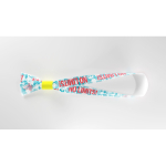 Pulsera de RPET hecha a medida con distintas opciones de cierre