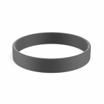 Pulsera de silicona hecha a medida para eventos 100% personalizable color negro septima vista