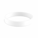 Pulsera de silicona hecha a medida para eventos 100% personalizable color blanco septima vista