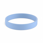 Pulsera de silicona hecha a medida para eventos 100% personalizable color azul riviera septima vista