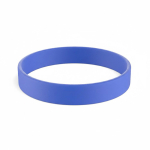 Pulsera de silicona hecha a medida para eventos 100% personalizable color azul eléctrico septima vista