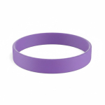 Pulsera de silicona hecha a medida para eventos 100% personalizable color violeta septima vista