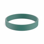 Pulsera de silicona hecha a medida para eventos 100% personalizable color verde militar septima vista