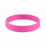 Pulsera de silicona hecha a medida para eventos 100% personalizable color fucsia fluorescente septima vista