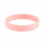 Pulsera de silicona hecha a medida para eventos 100% personalizable color coral septima vista