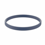 Pulsera fina hecha a medida silicona para eventos 100% personalizable color azul ultramarino septima vista