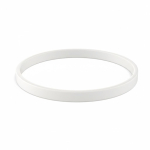 Pulsera fina hecha a medida silicona para eventos 100% personalizable color lila septima vista