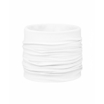 Braga de cuello de RPET hecha a medida 100% personalizable color blanco septima vista