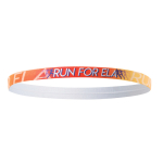 Diadema deportiva hecha a medida hecha de silicona texturizada color blanco