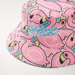 Gorro de poliéster 150 g/m2 reversible hecho a medida en varias tallas color blanco quinta vista