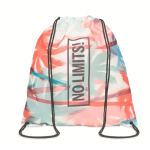 Clásica mochila de cuerdas hecha a medida hecha de poliéster color blanco