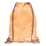 Clásica mochila de cuerdas hecha a medida hecha de poliéster color blanco