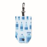 Bolsa plegable para la compra de RPET hecha a medida con funda color blanco quinta vista