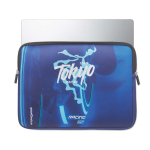 Funda para portátil hecha a medida de neopreno y resistente al agua color blanco quinta vista
