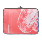 Funda para portátil hecha a medida de neopreno y resistente al agua color blanco