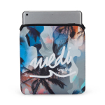 Funda para tablet hecha a medida de neopreno resistente al agua color blanco quinta vista