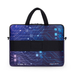 Maletín para portátil hecho a medida cremallera y funda para trolley color blanco tercera vista