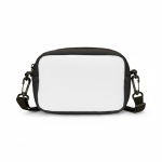 Bolsa bandolera hecha a medida de neopreno con correa ajustable color blanco septima vista