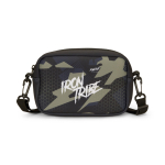 Bolsa bandolera hecha a medida de neopreno con correa ajustable color blanco