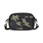 Bolsa bandolera hecha a medida de neopreno con correa ajustable color blanco tercera vista