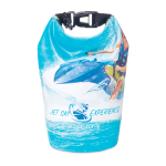 Bolsa PVC hecha a medida resistente al agua con asa para hombro 1.5L color blanco