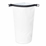 Bolsa de PVC resistente al agua hecha a medida con asa para hombro 10L color blanco septima vista