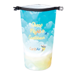 Bolsa de PVC resistente al agua hecha a medida con asa para hombro 10L color blanco