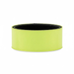 Pulsera de cinta reflectante hecha a medida plateada o amarilla color amarillo fluorescente septima vista
