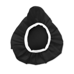 Funda para sillín de bicicleta hecha a medida impermeable color negro tercera vista