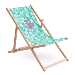 Tumbona de madera hecha a medida con funda extraíble hecha en UE color blanco septima vista