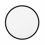 Frisbee plegable con borde a color hecho a medida 100% personalizable color negro septima vista