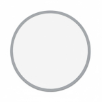 Frisbee plegable con borde a color hecho a medida 100% personalizable color gris septima vista