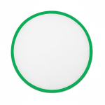Frisbee plegable con borde a color hecho a medida 100% personalizable color verde septima vista