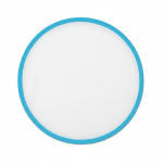 Frisbee plegable con borde a color hecho a medida 100% personalizable color azul cian septima vista