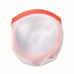 Frisbee plegable con borde a color hecho a medida 100% personalizable color granate quinta vista